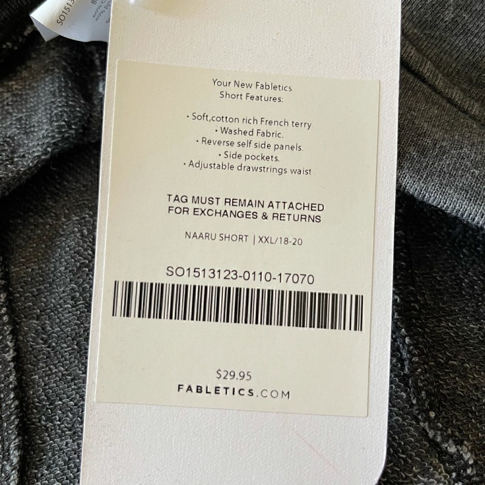 New fabletics shorts sz xxL - Picture 8 of 15